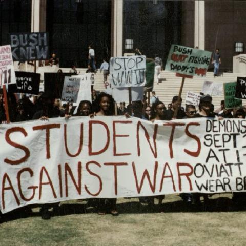 CSUN students protest war after September 11