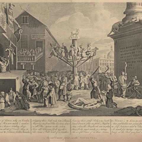 The South Sea Scheme - Seventh State, 1721