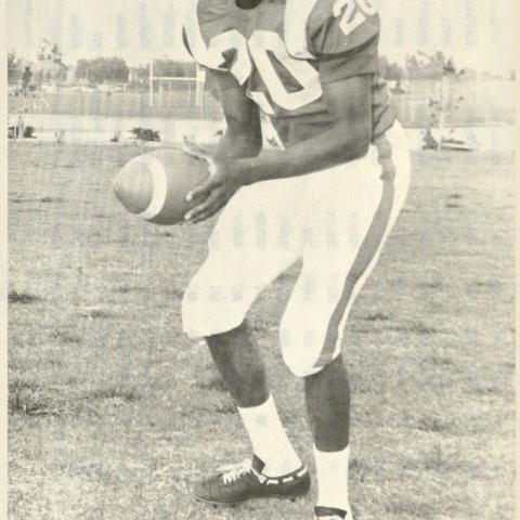 Jerry Crawford, 1963 MVP. 1964 Football Press Book. Intercollegiate Athletics Records