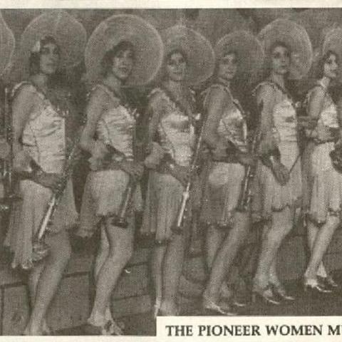 Photograph from a flyer for the Pioneer Women Musicians of Los Angeles