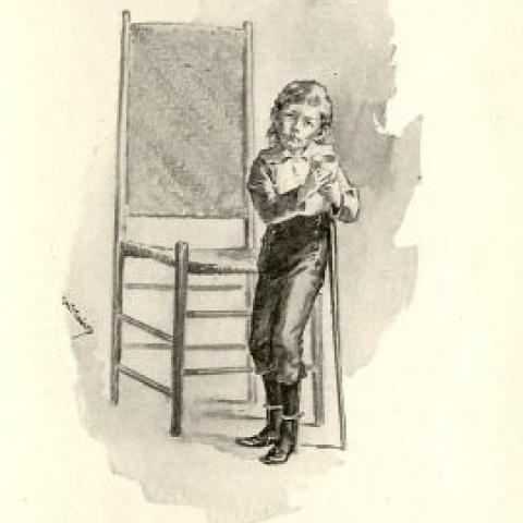 "Tiny Tom observed, God bless us, every one," in A Christmas Carol, 1899