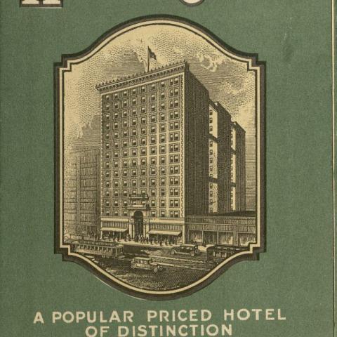 Brochure from the Hotel Cecil in Los Angeles