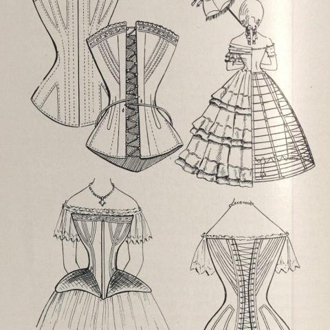 Illustrations of corsets, The History of Corsets in Pictures