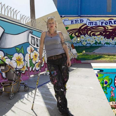 End MS Forever murals