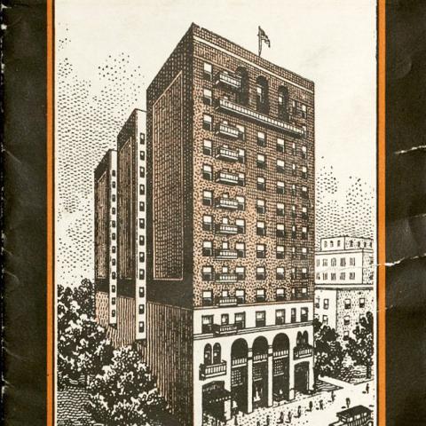 Brochure from the Hotel Figueroa in Los Angeles