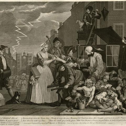 A Rake's Progress - Plate 4 - Third State