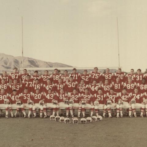 Team photo, ca. 1971. University Archives Photograph Collection
