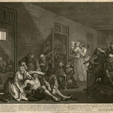A Rake's Progress - Plate 8 - Third State