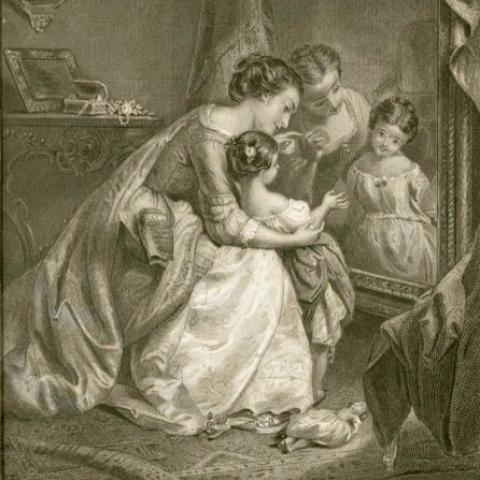 Just Like Mama, from Godey's Lady's Book, page 1