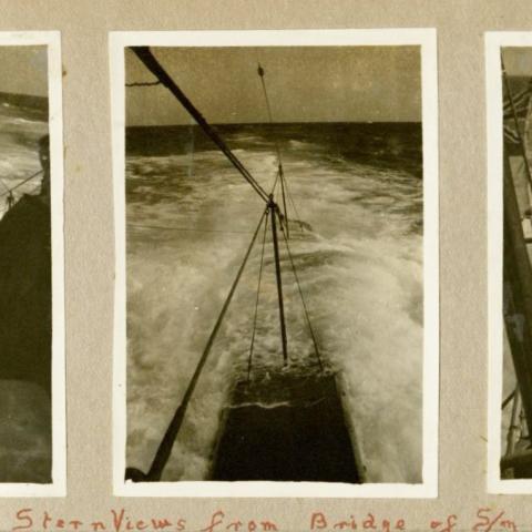 HMS L4 view from the bridge