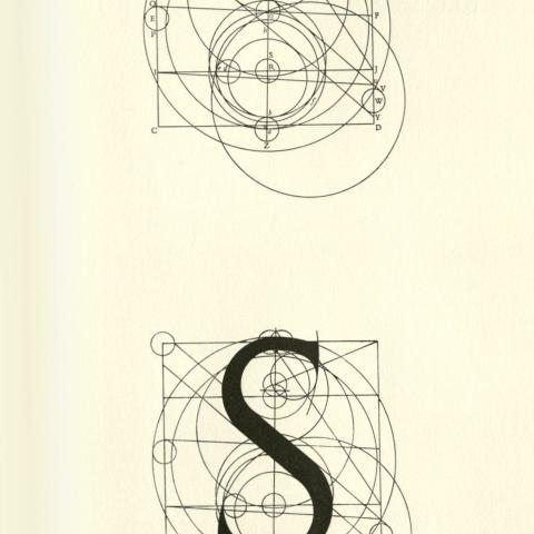 Roman type S from a geometric design, Z250 .G65 1982