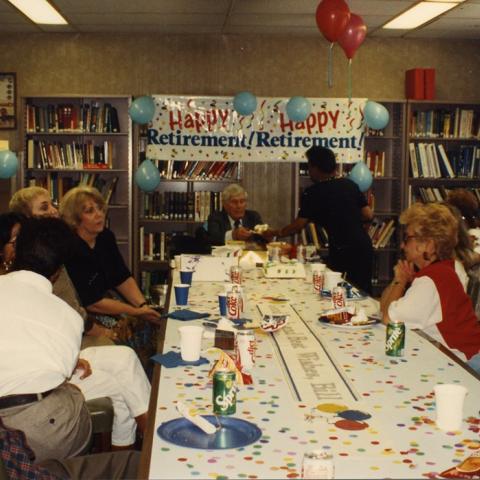 William Robertson’s retirement party, 1993, Los Angeles County Federation of Labor Collection, Box 489 Folder 26.
