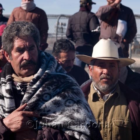 Anti-NAFTA Protest at Cordova Bridge, El Barzon, Juárez, 2007