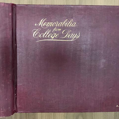 Cover, Memorabilia from College Days