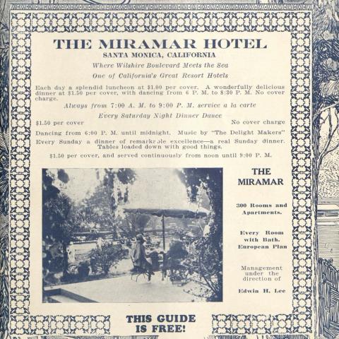 Los Angeles Guide and Apartment House Directory booklet, June 1928