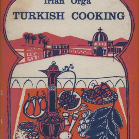 Cover of Turkish Cooking, feature cover art of Turkish foods