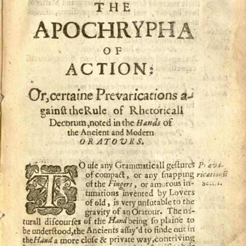 The Apochrypha of Action