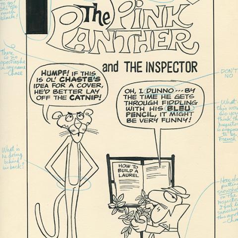Cartoon illustration by Warren Tufts from Chase Craig’s retirement scrapbook, 1975, Chase Craig Collection, Box 37.