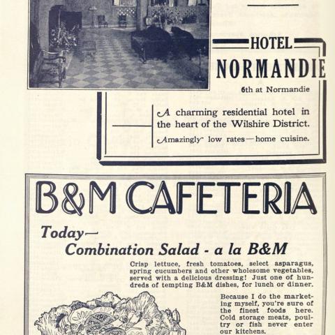 Los Angeles Guide and Apartment House Directory booklet, June 1928
