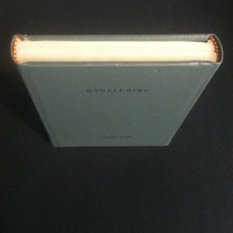 A view of the book from above, Doublebind by Richard Olson