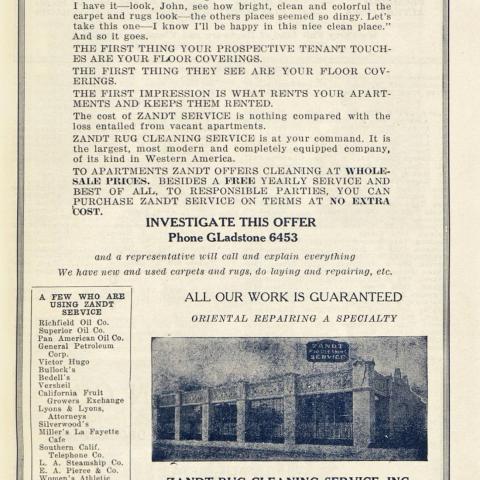 Los Angeles Guide and Apartment House Directory booklet, June 1928