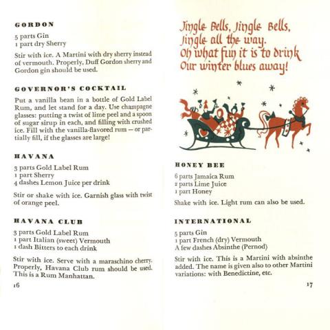 Page from The Merrie Christmas Drink Book