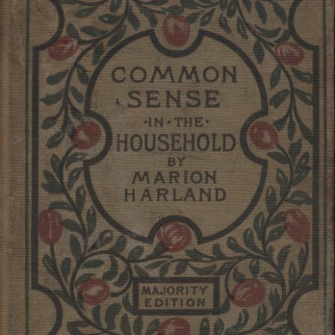 Cover of Common Sense in the Household, 1895