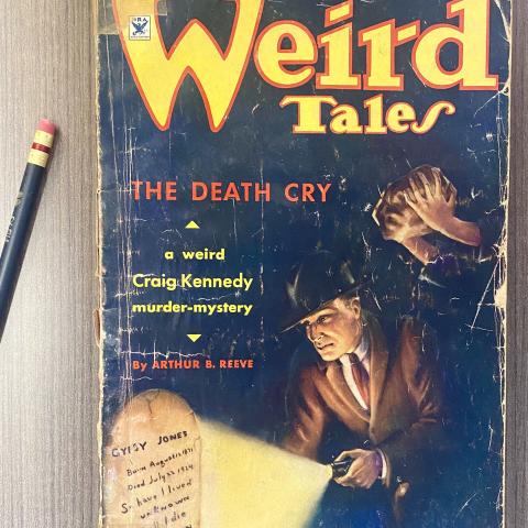 Weird Tales cover, v.25 no.5, May 1935