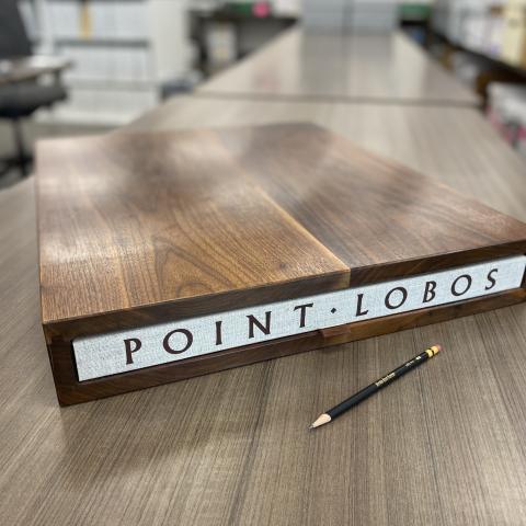 Point Lobos: a portfolio of fifteen poems by Robinson Jeffers, PS3519.E27 P54 1987