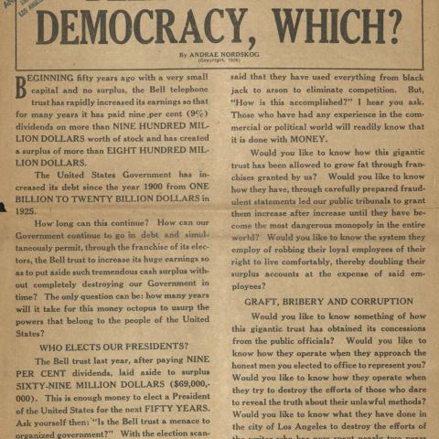The Gridiron front page, volume 1, number 1, December 17, 1926