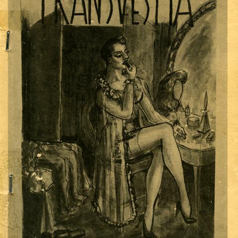 Transvestia, volume 1, number 2, cover, March 1960