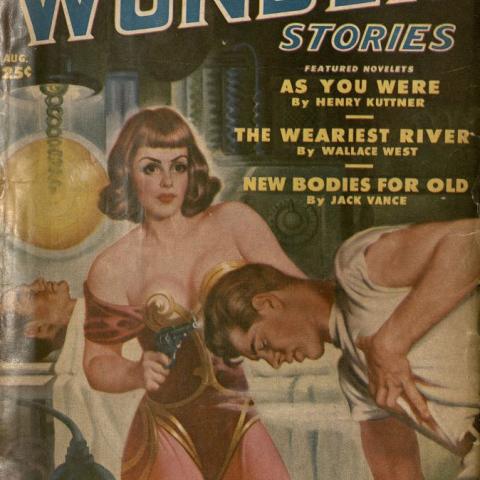 Cover, Thrilling Wonder Stories, August 1950