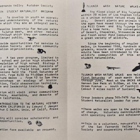 Pages of the training program