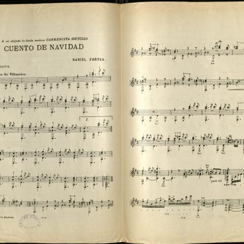 "Cuento de Navidad." Vahdah Olcott-Bickford Collection