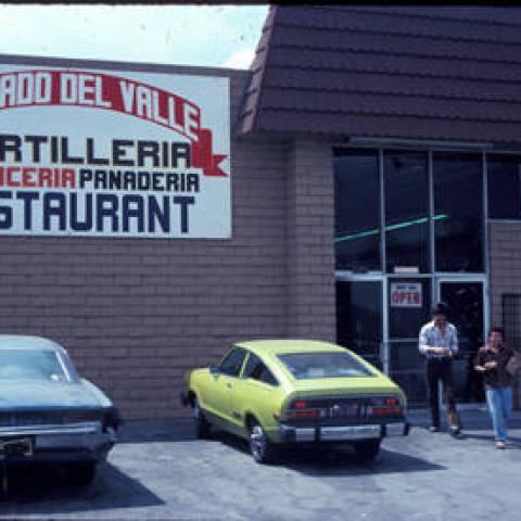 Mercado del Valle market and restaurant, Pacoima, ca. 1978-1981, ID: PRI113