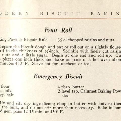 Modern Biscuit Baking, page 13. Culinary Pamphlet Collection