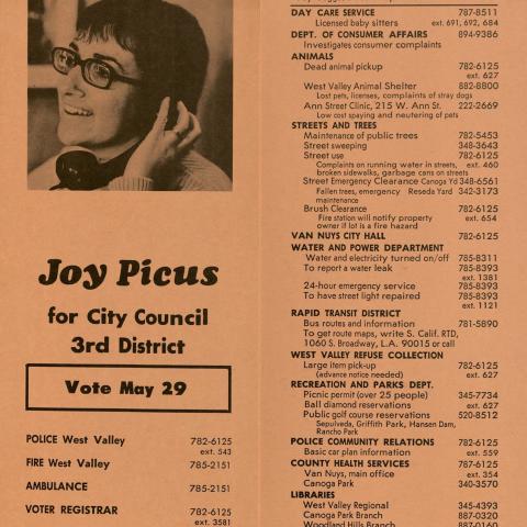 Picus campaign door hanger