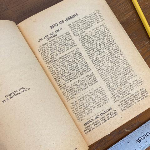 "Notes and Comments