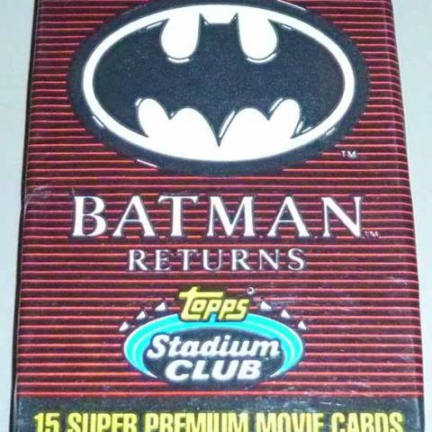 Collectible Batman trading card