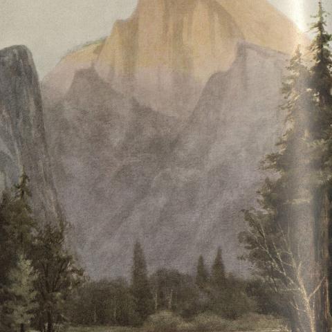 Half-Dome in the Alpen-Glow