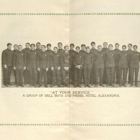Hotel Alexandria service staff