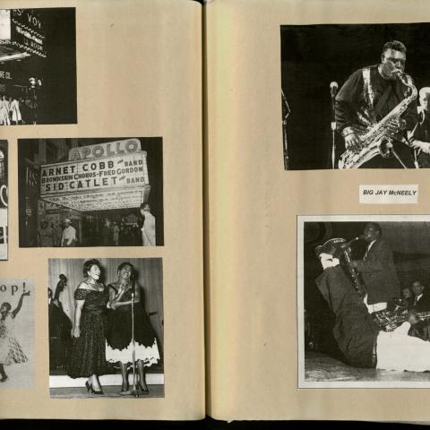Jazz clubs and jazz performances, Mimi Melnick Collection