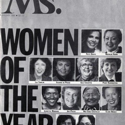 Cover, Ms. Magazine, January 1986