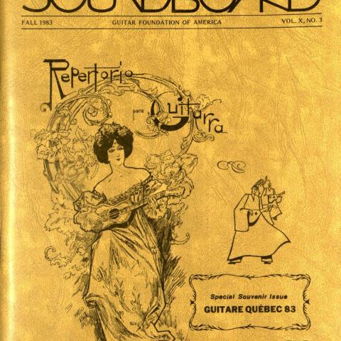 Cover, 1983 Fall edition of Soundboard