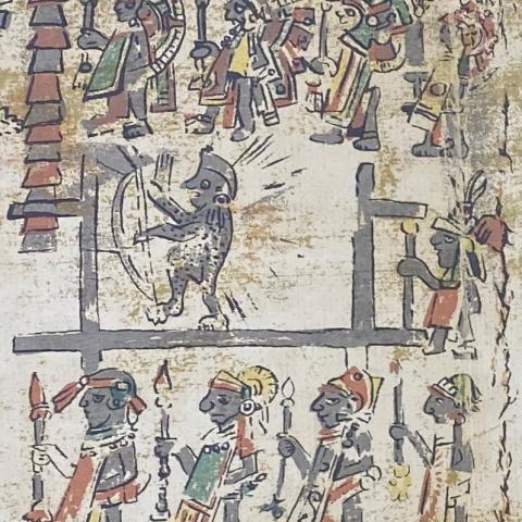 Aztec Priests, from the Codex Hall,  F1219 .D5