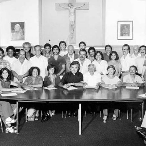 Mexican Independence Day committee at Mary Immaculate Church, September 5, 1981