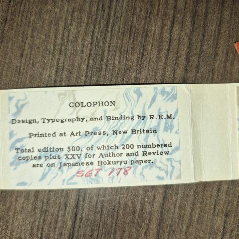 Haiku translated by Harold G. Henderson, in Haiku Broadsides, PS593.H3 H34 1967