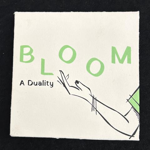 Cover illustration from Bloom: a duality by Kayla Kaniel, N7433.4.K36 B56 2019