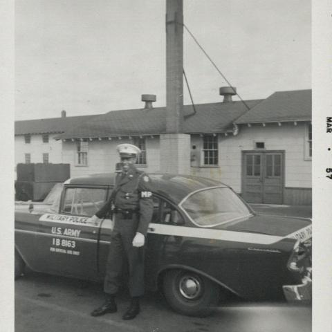 Maxie Floyd, US Army, Fort Lewis, 1957, Box 78