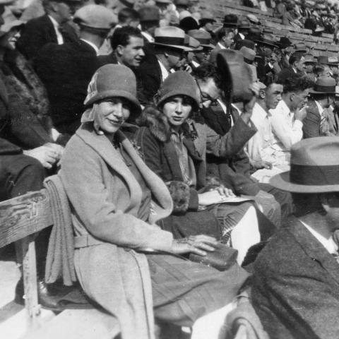 Mill Halverson at the Los Angeles Memorial Coliseum, 1930